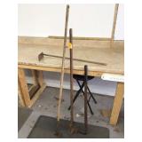 Garden tools for weeding and edging