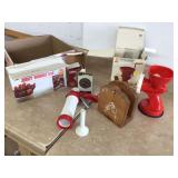 Hand jerky kit mincer napkin holder timer