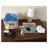 Decorative storage box with decor items