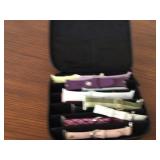 Smart watch bands organized in case