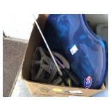 Saucer sled hose hangers sprayer timer