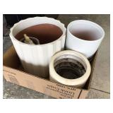 3 PLANTERS - LAWN & GARDEN