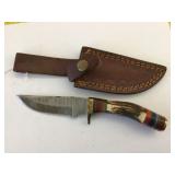 DAMASCUS KNIFE - SPORTING GOODS