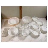 Vintage glassware for serving and baking