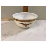 Federal Eagle Pyrex glass 15qt bowl