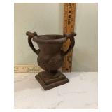 7 CAST IRON URN PLANTER - HOME DECOR