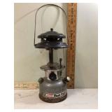 Silver Coleman Dual-Fuel Lantern Model 282 - Mid Century Modern Vintage Outdoor