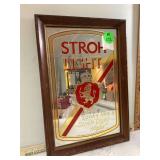 STROHS BEER MIRROR