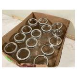 12 quart-size canning jars