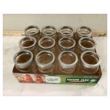 9 pint jars and 5 small jars
