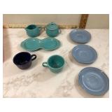 Set of 4 cups saucers 1 creamer Per
