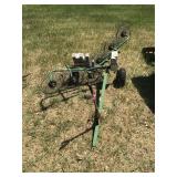 6 WIRE WHEEL LAWN RAKE - LAWN & GARDEN