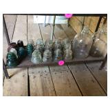 Glass jugs and insulators