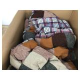 Vintage handmade goose down comforter