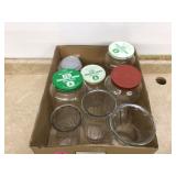 VINTAGE GALLON JARS AND VASES - GLASS