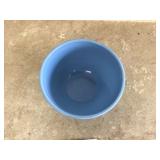 Vintage Pyrex bowl blue floral design