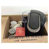KEURIG COFFEE POT & CUPS - APPLIANCES