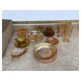 AMBER DISHES - COLLECTIBLES