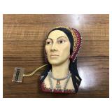 Vintage Bosson chalkware head Kurd from 1963