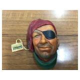 Vintage Bosson Chalkware Head of Blackbeard