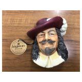 - Vintage Bosson Chalkware Head 1983 minor condition