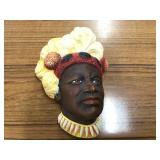 Antique Bosson Chalkware Persian man head