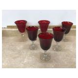 salad set with floral design
