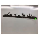 Repurposed door coat rack 12x295