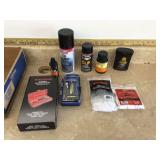 Gun cleaning kit with liquid gun blue