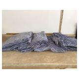 2 GRAY SOFT BLANKETS - BLANKETS BEDDING