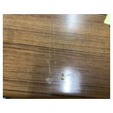Silver heart pendant with chain 85g weight