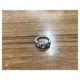 SILVER RING 41G - GOLD & SILVER