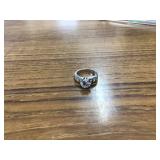 Sterling silver ring 41g weight