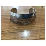 1 Silver bracelet 86g weight