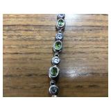 Cubic zirconia silver ring 46 grams