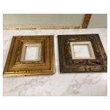 Vintage Mexican frames with carving one damaged corner