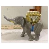 Old hand-painted elephant cigarette holder