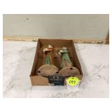 Vintage dog-shaped butlers with trays