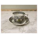 Rare oversized Staffordshire pottery set