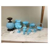 HUGE FENTON BLUE LOT - COLLECTIBLES