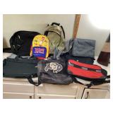 10 assorted bags including shoulder bags backpacks and more