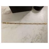 925 sterling silver bracelet 75 long