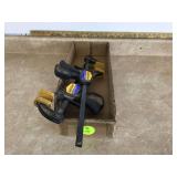 2 QUICK GRIP 12 BAR CLAMPS - TOOLS