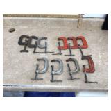 ATTSORTED C-CLAMPS - TOOLS