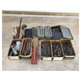 VARIOUS DRILL BITS BIT HOLDER - TOOLS