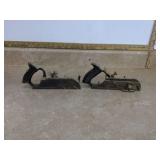 2 CAST-IRON EDGING PLANES - TOOLS