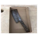 Old meat cleaver