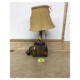 Mid Century Modern Creel Base Fishing LampEnhance your home decor with