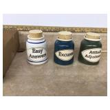 1 Word Jars for easy answers excuses and attitude adjustment