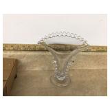 CANDLEWICK LARGE FAN VASE - GLASS